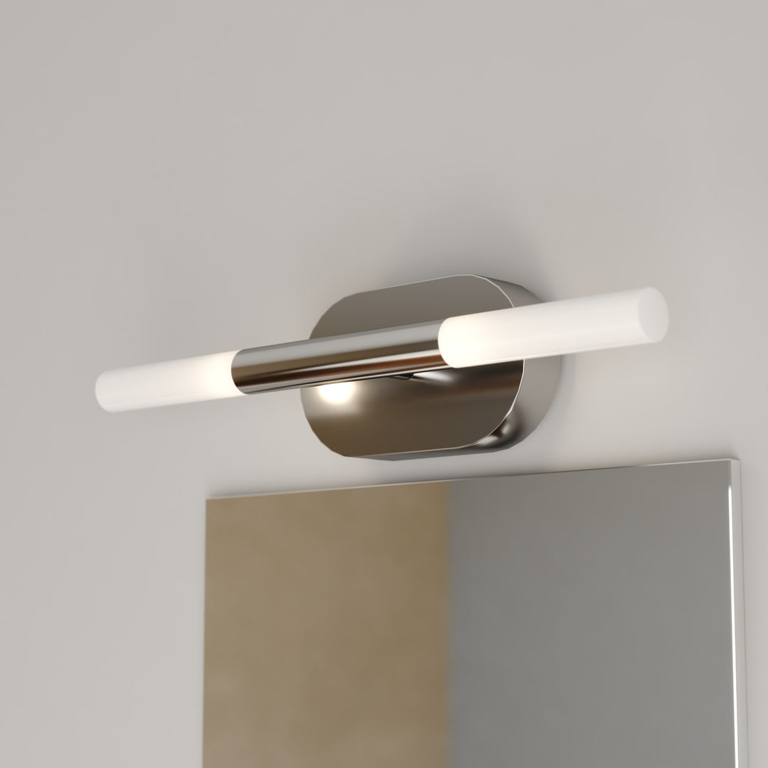 18-in. 2 Light LED Wall Light Chrome