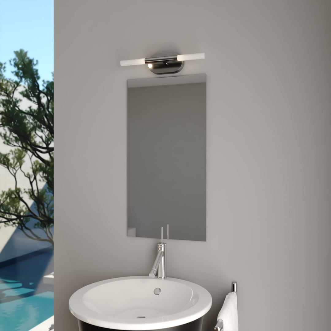 18-in. 2 Light LED Wall Light Chrome
