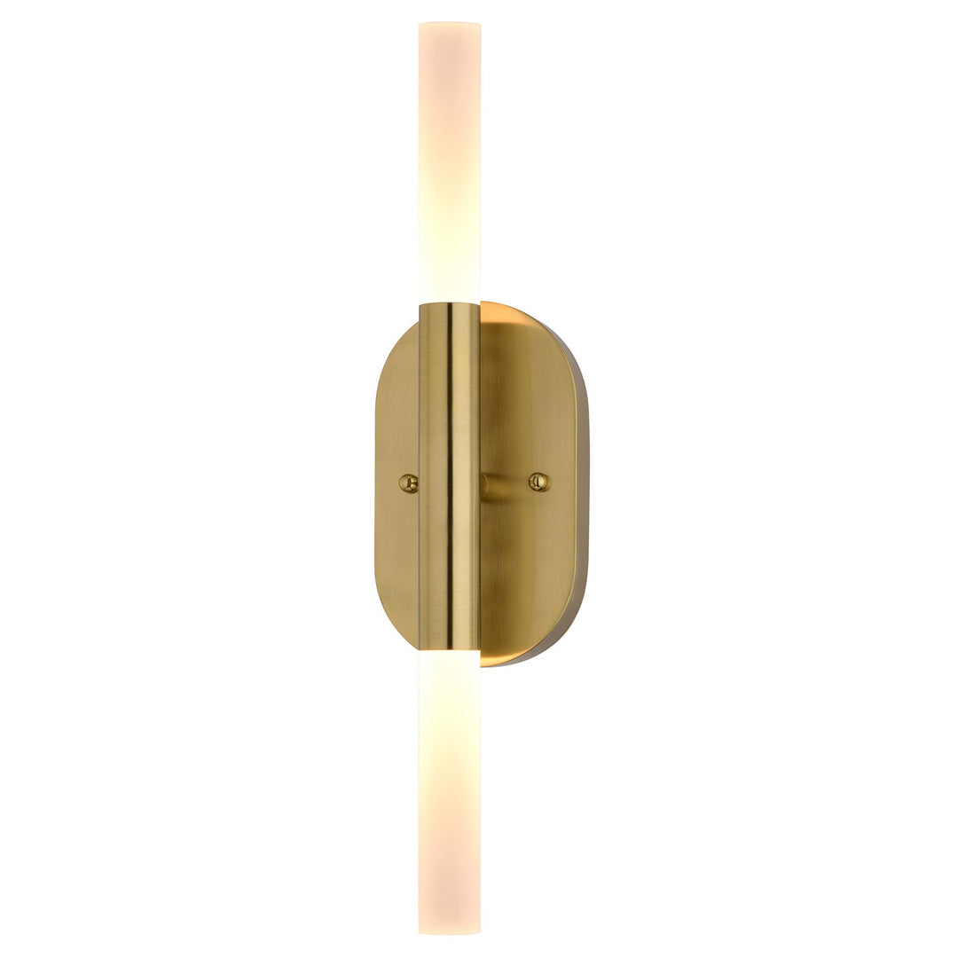 18-in. 2 Light LED Wall Light Satin Brass by Vaxcel International