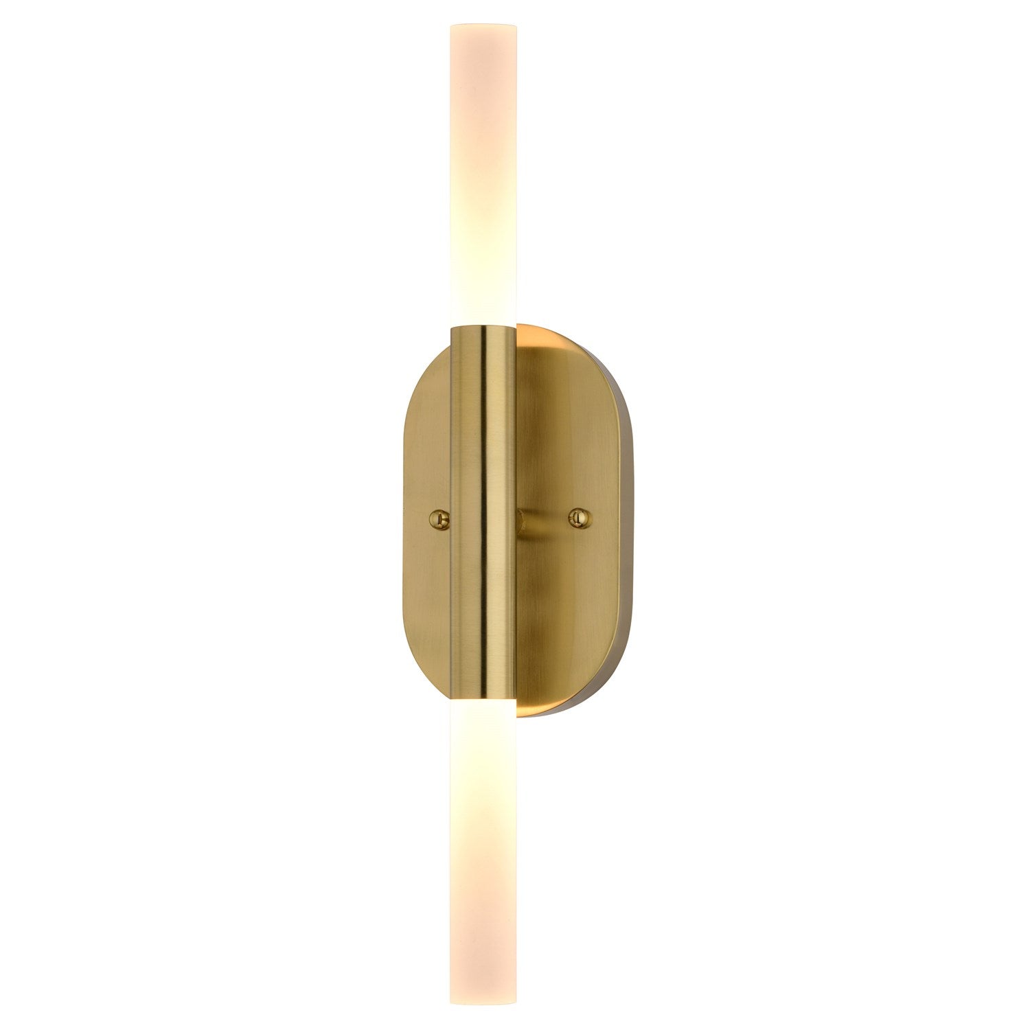 18-in. 2 Light LED Wall Light Satin Brass by Vaxcel International