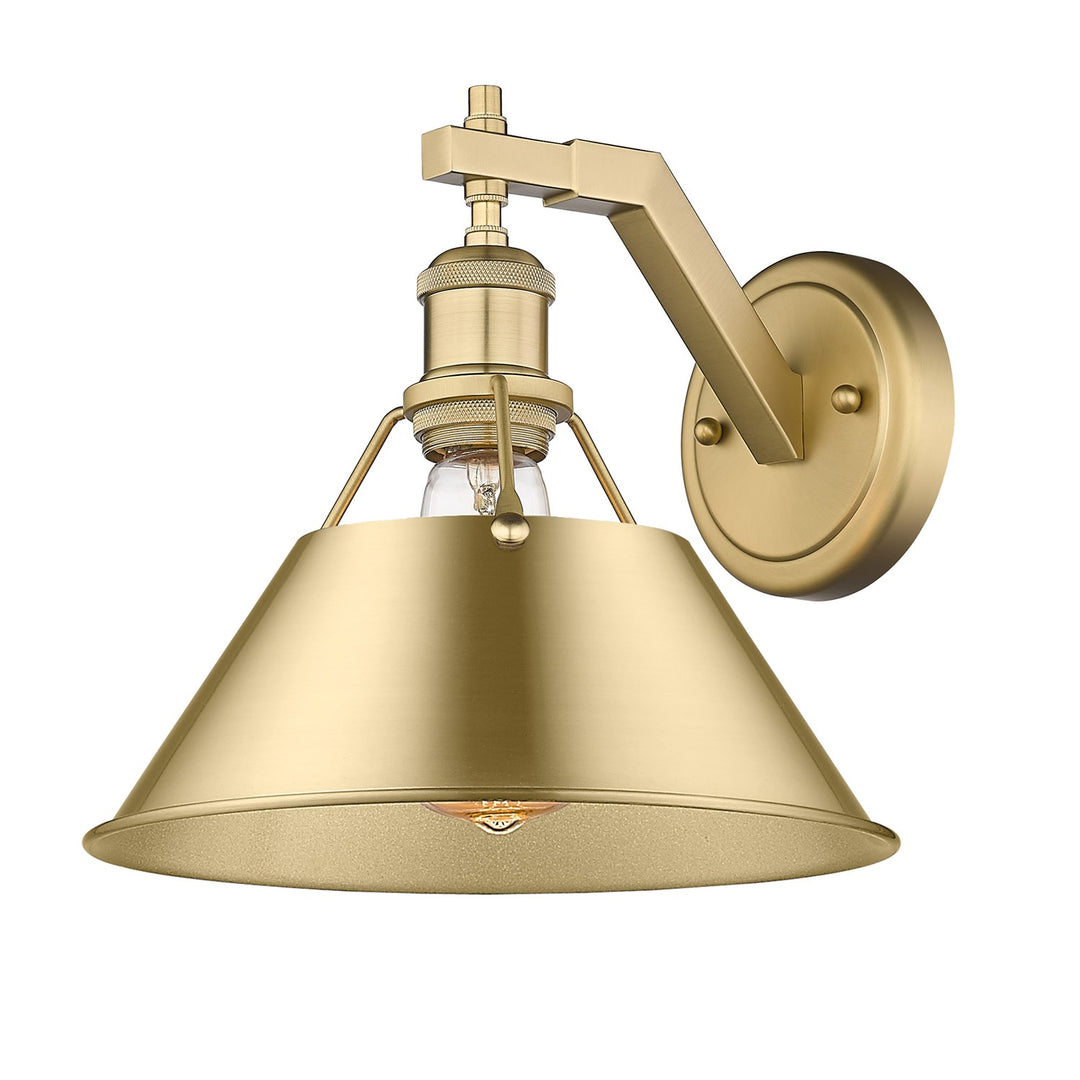 Bcb 1 Light Wall Sconce In Brushed Champagne Bronze by Golden