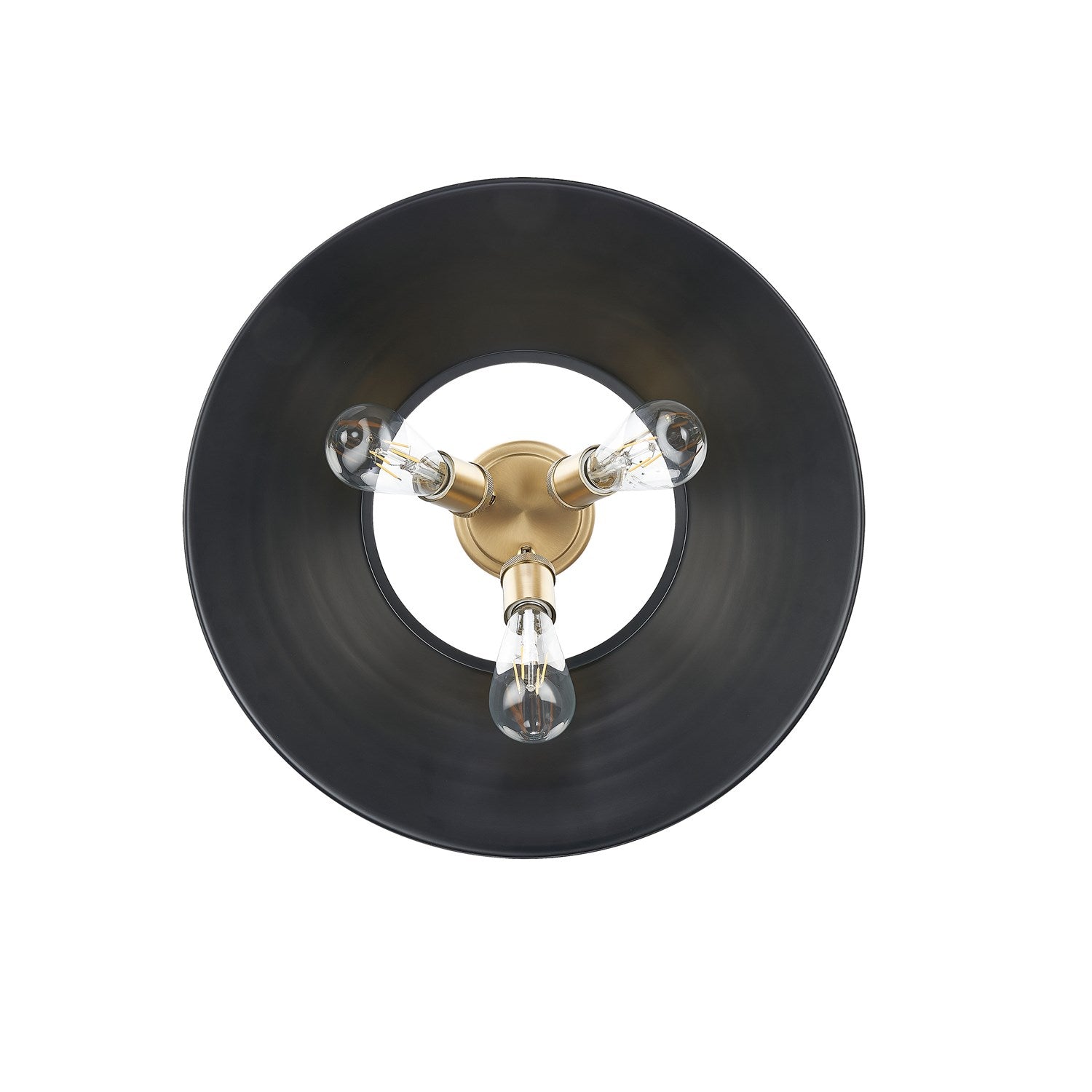 Bcb 3 Light Flush Mount In Brushed Champagne Bronze