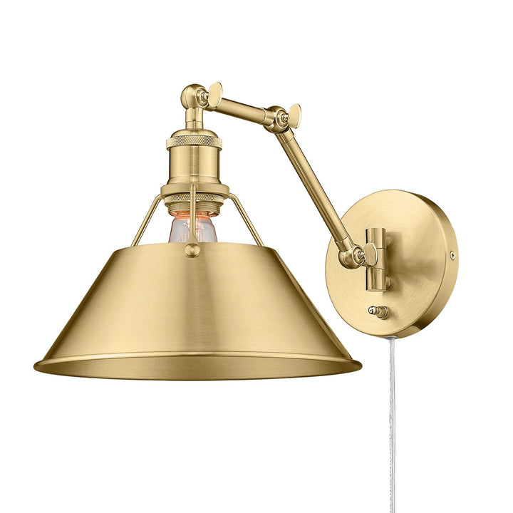 Bcb 1 Light Articulating Wall Sconce In Brushed Champagne Bronze