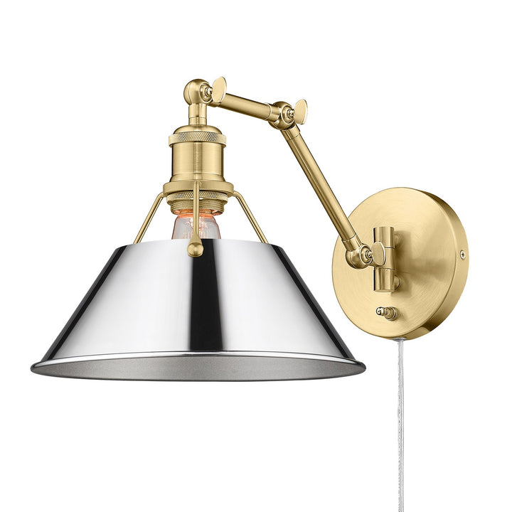 Bcb 1 Light Articulating Wall Sconce In Brushed Champagne Bronze