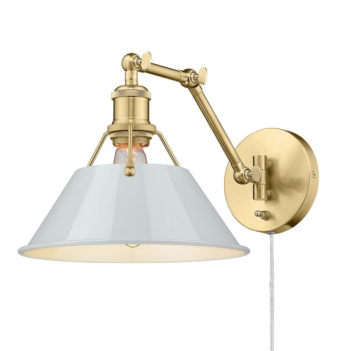 Bcb 1 Light Articulating Wall Sconce In Brushed Champagne Bronze