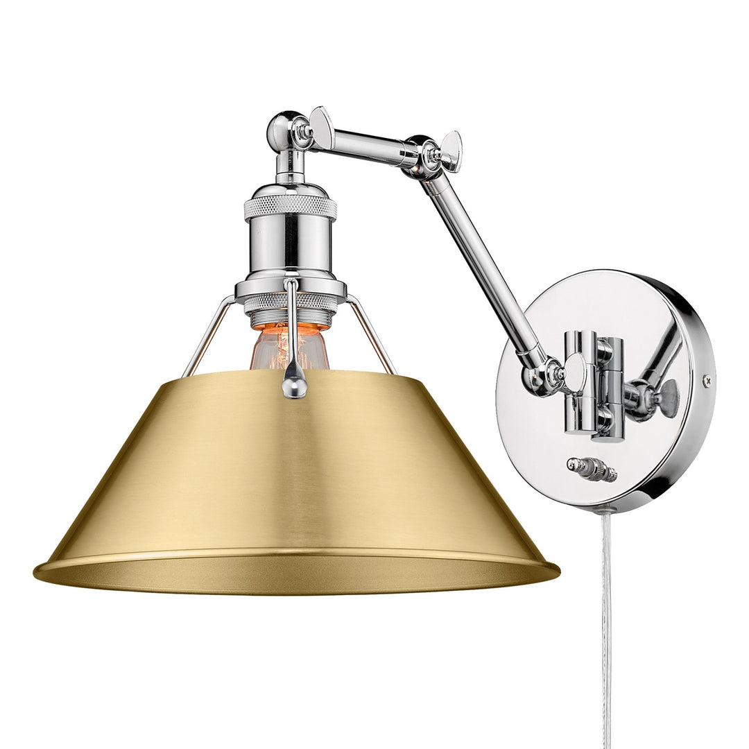 Ch 1 Light Articulating Wall Sconce In Chrome