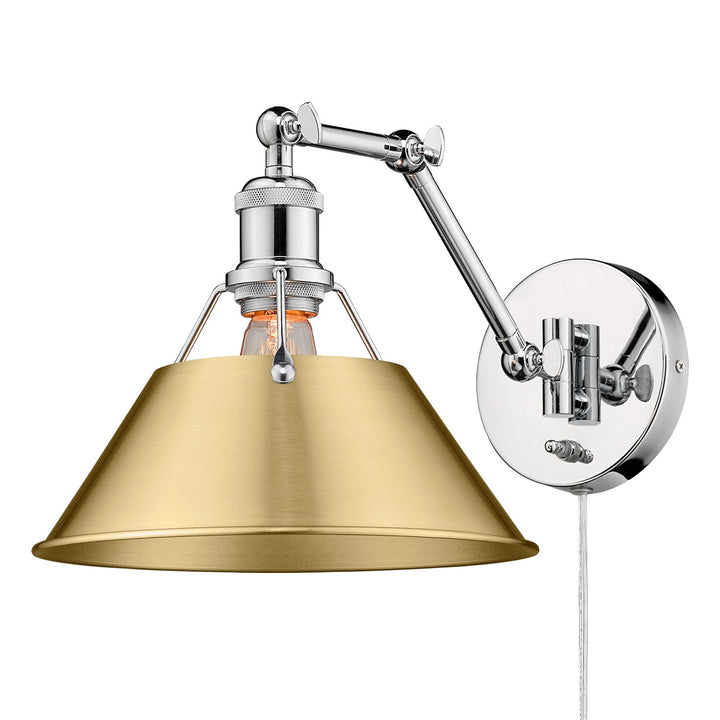 Ch 1 Light Articulating Wall Sconce In Chrome