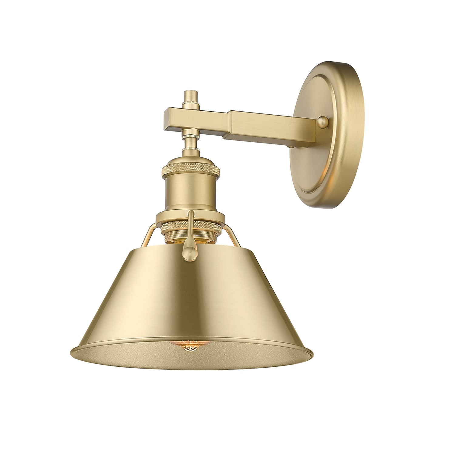 Bcb 1 Light Bath Vanity In Brushed Champagne Bronze