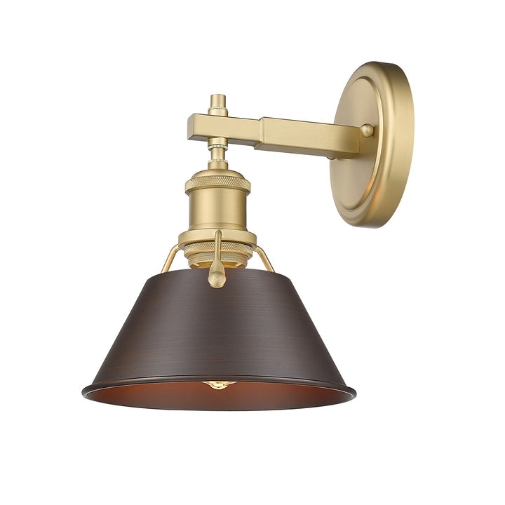 Bcb 1 Light Bath Vanity In Brushed Champagne Bronze