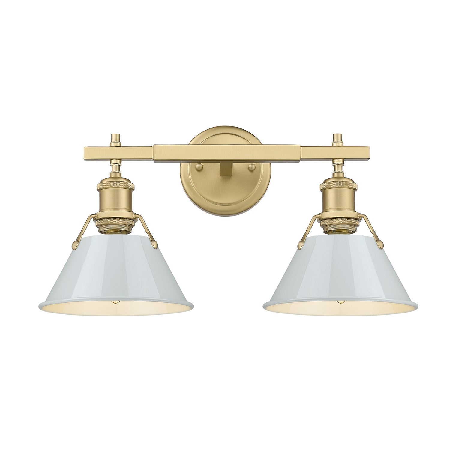 Bcb 2 Light Bath Vanity In Brushed Champagne Bronze by Golden