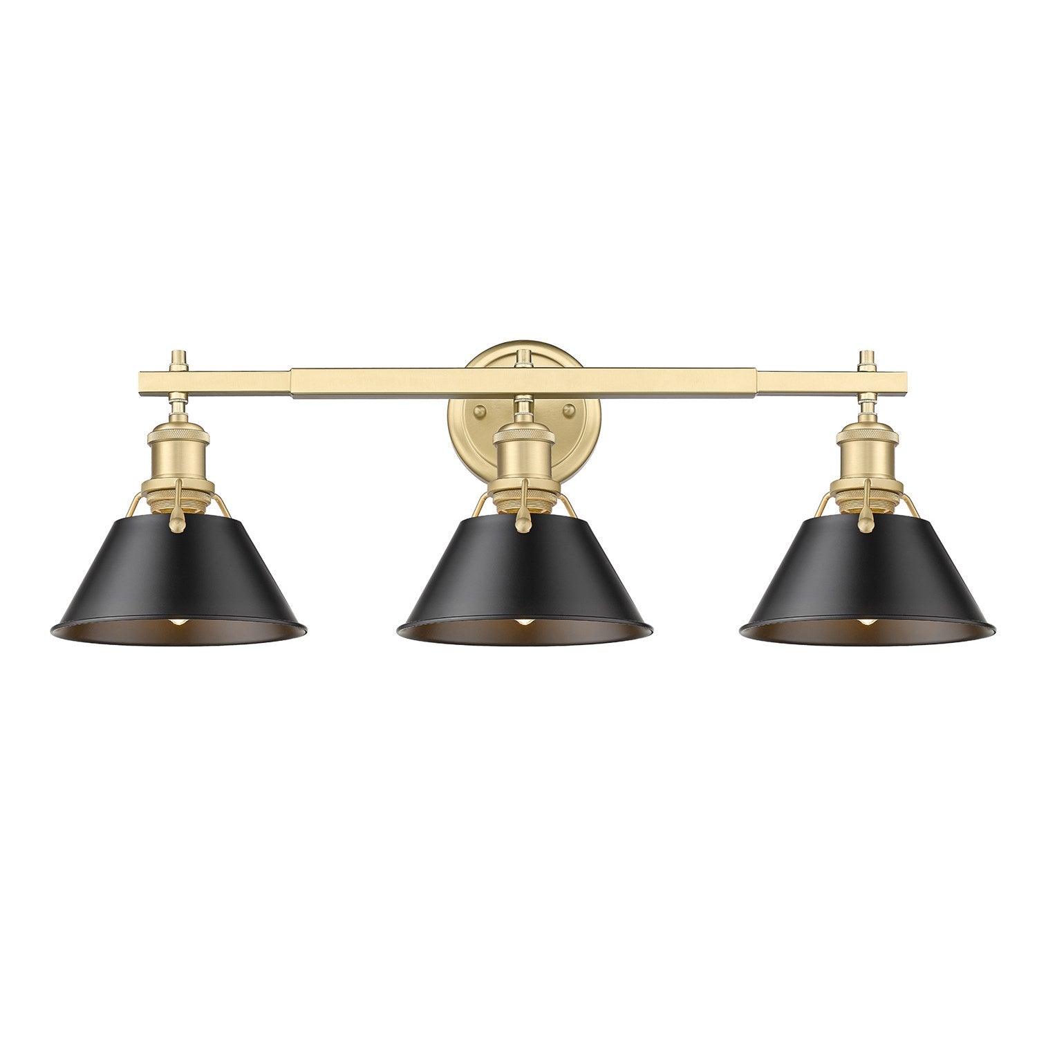 Bcb 3 Light Bath Vanity In Brushed Champagne Bronze by Golden