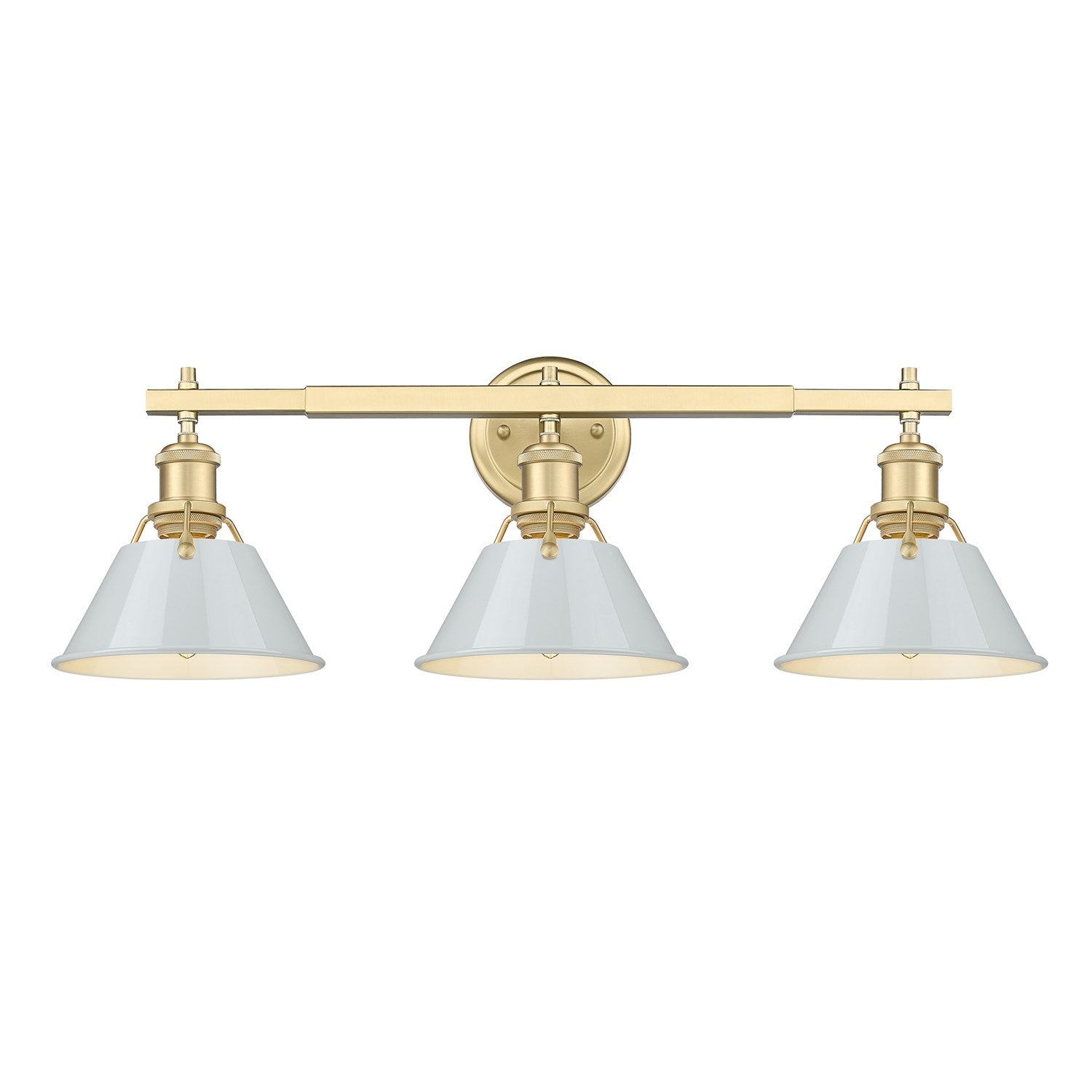 Bcb 3 Light Bath Vanity In Brushed Champagne Bronze by Golden