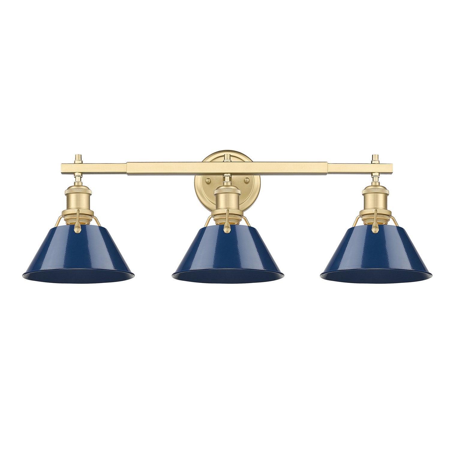 Bcb 3 Light Bath Vanity In Brushed Champagne Bronze by Golden