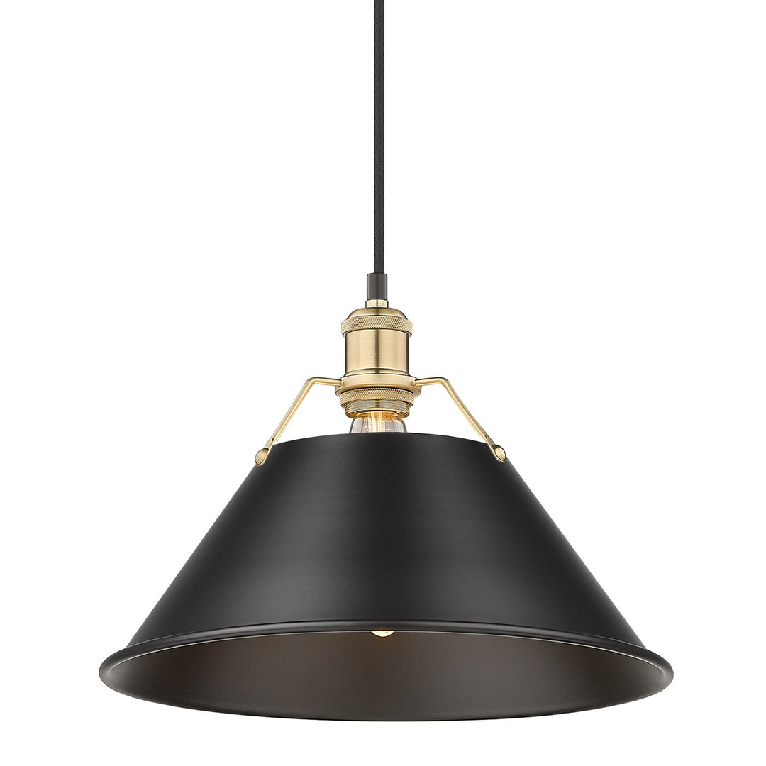 Bcb Large Pendant - 14" In Brushed Champagne Bronze