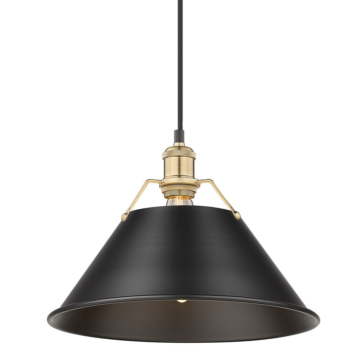 Bcb Large Pendant - 14" In Brushed Champagne Bronze