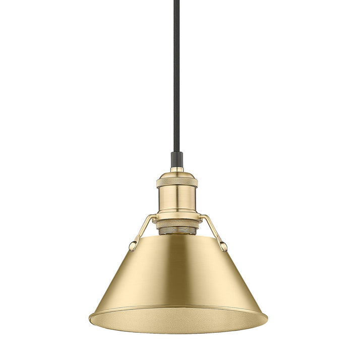 Bcb Small Pendant - 7" In Brushed Champagne Bronze