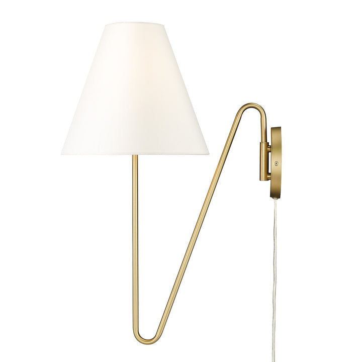 Bcb 1 Light Articulating Wall Sconce In Brushed Champagne Bronze
