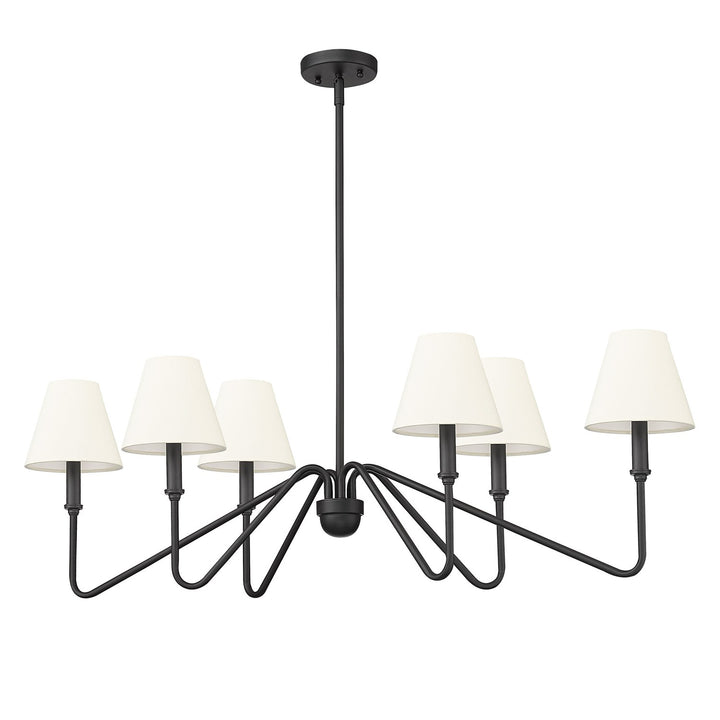 Linear Pendant In Natural Black