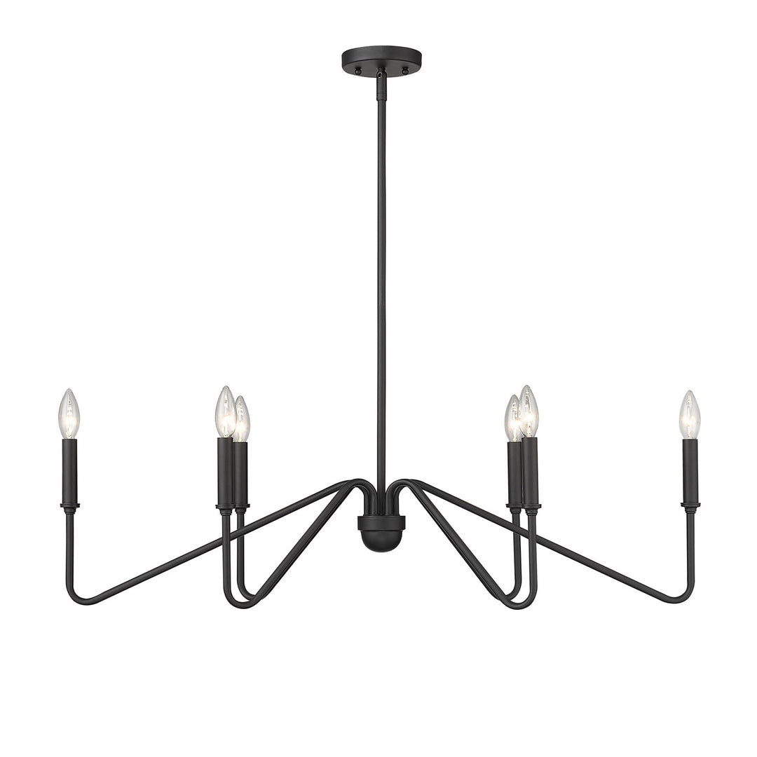 Linear Pendant In Natural Black