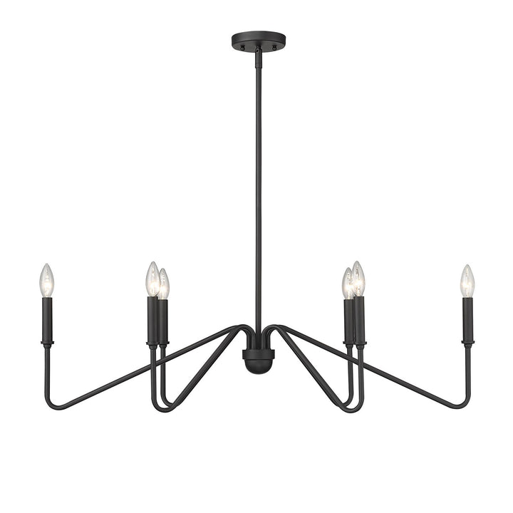 Linear Pendant In Natural Black