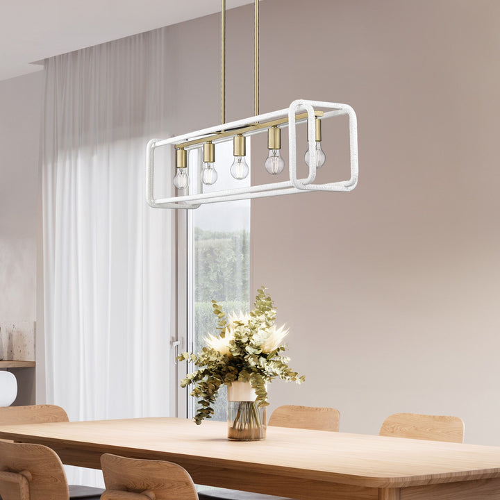 Linear Pendant In Brushed Champagne Bronze