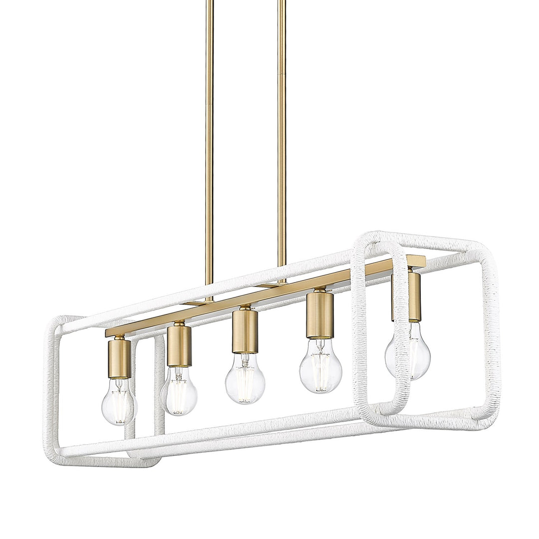Linear Pendant In Brushed Champagne Bronze