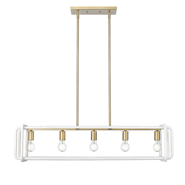 Linear Pendant In Brushed Champagne Bronze