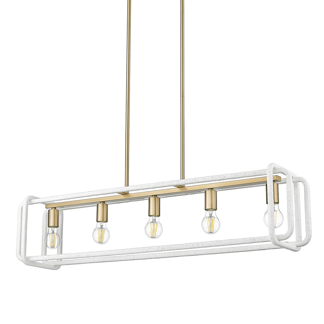 Linear Pendant In Brushed Champagne Bronze