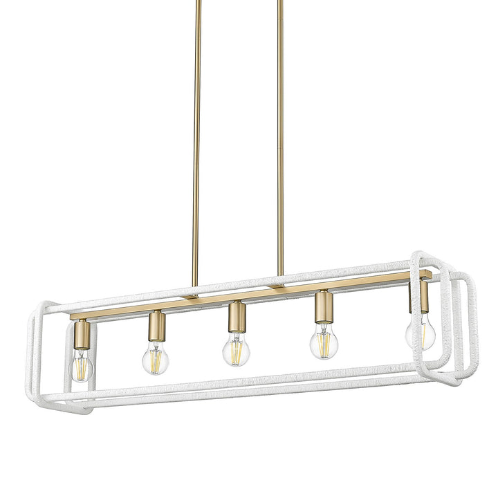 Linear Pendant In Brushed Champagne Bronze