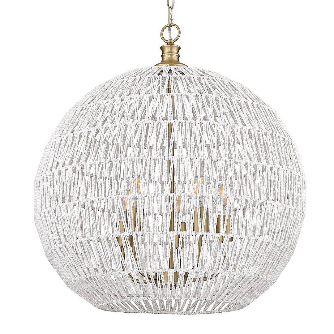 Bcb 5 Light Pendant In Brushed Champagne Bronze by Golden