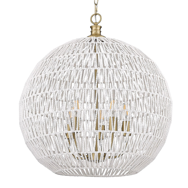 Bcb 5 Light Pendant In Brushed Champagne Bronze by Golden