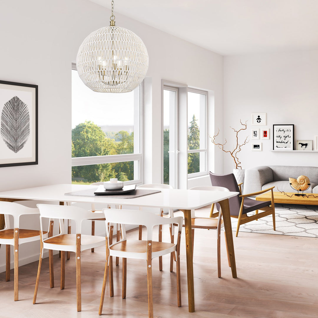 Bcb 5 Light Pendant In Brushed Champagne Bronze