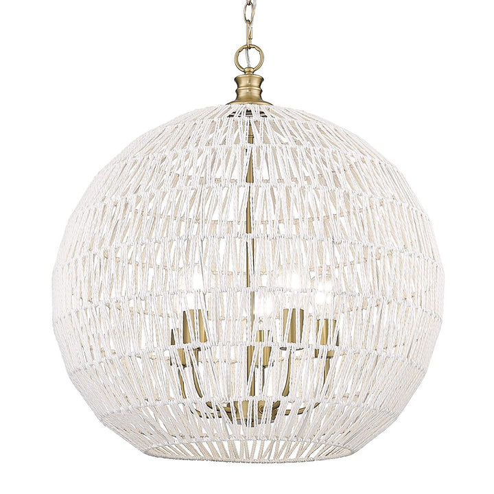 Bcb 5 Light Pendant In Brushed Champagne Bronze