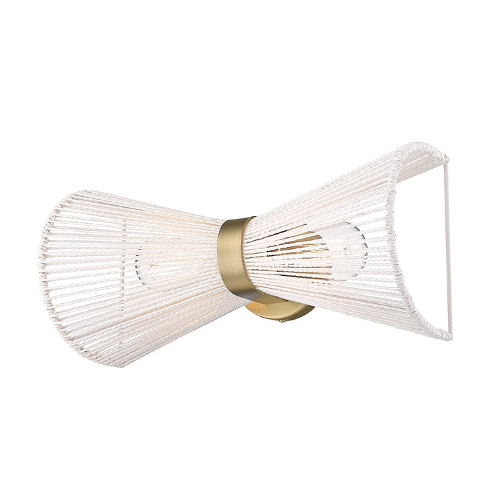 Bcb 2 Light Wall Sconce In Brushed Champagne Bronze