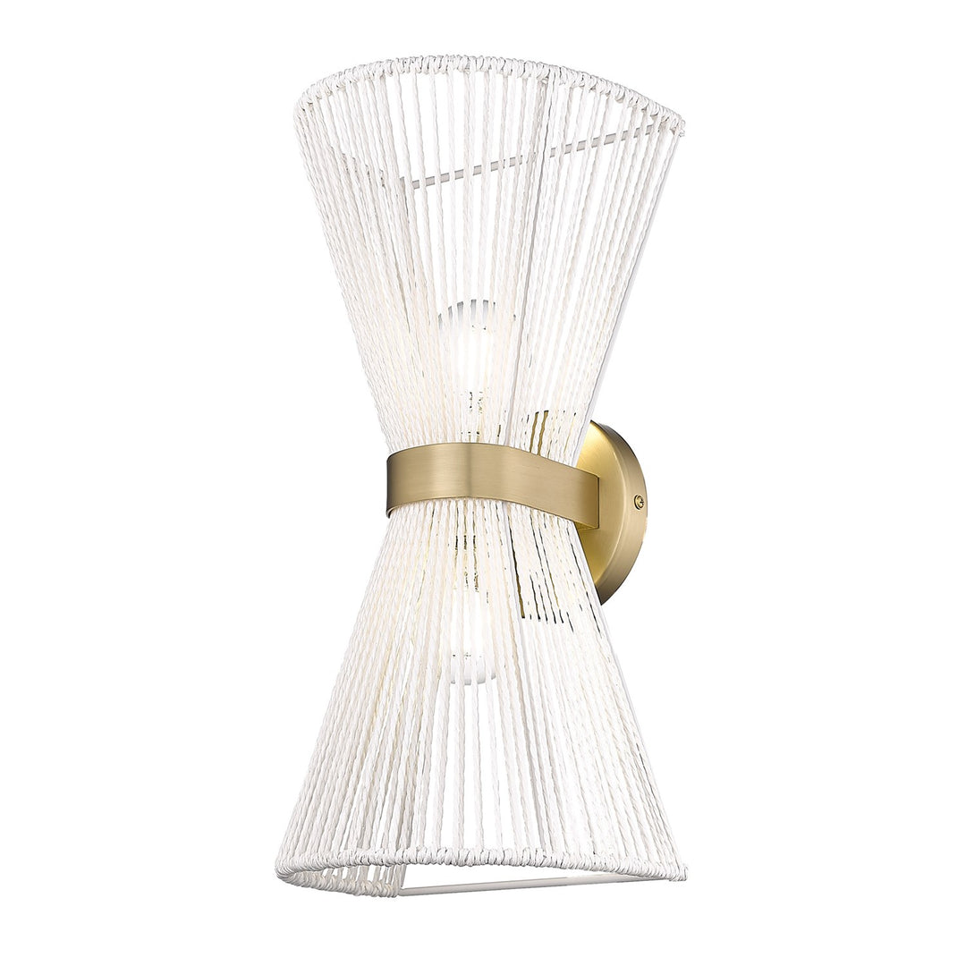 Bcb 2 Light Wall Sconce In Brushed Champagne Bronze