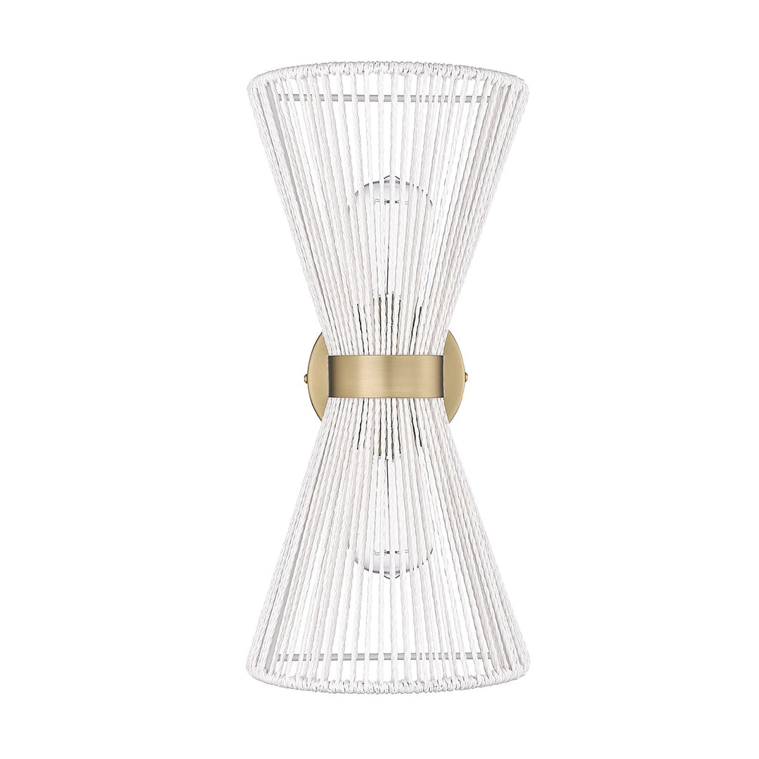 Bcb 2 Light Wall Sconce In Brushed Champagne Bronze
