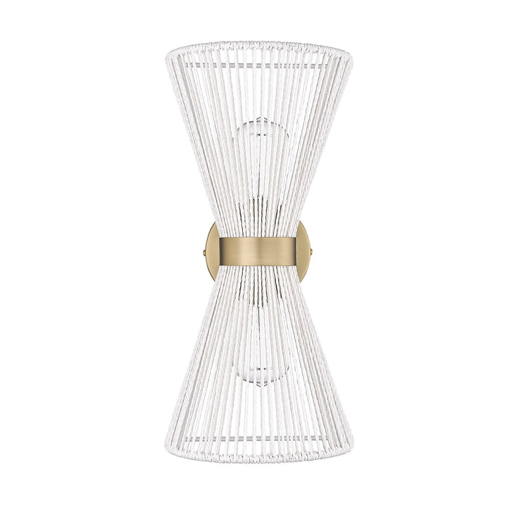 Bcb 2 Light Wall Sconce In Brushed Champagne Bronze