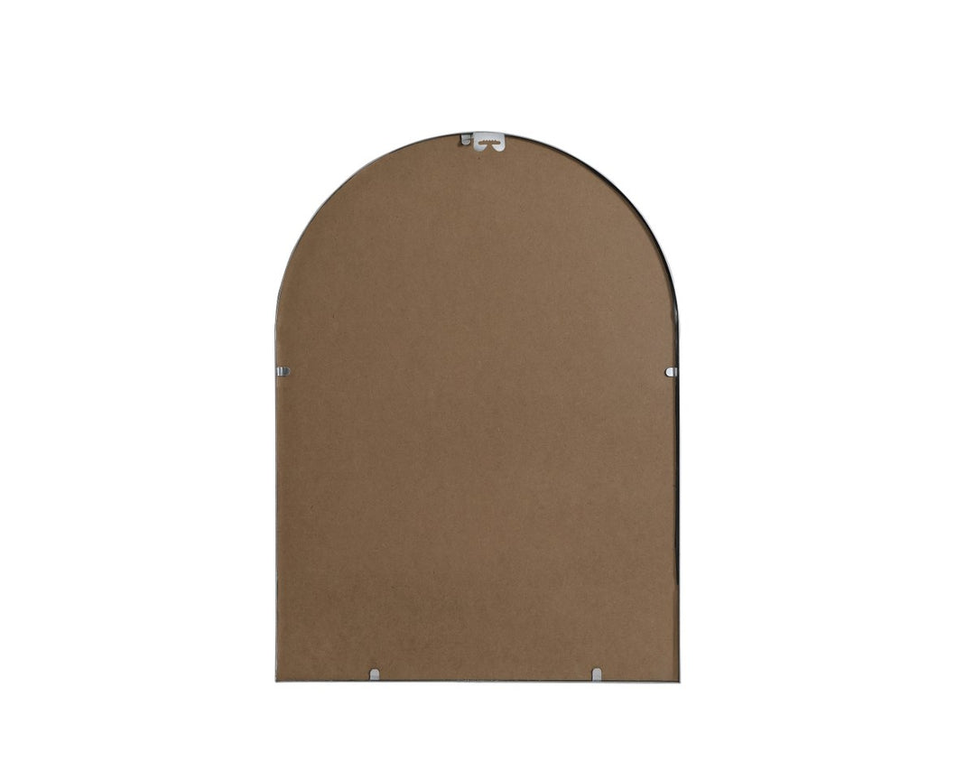 Metal Frame Arch Mirror 22X30 Inch In Silver