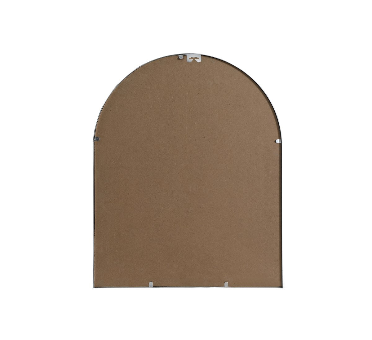 Metal Frame Arch Mirror 24X30 Inch In Silver