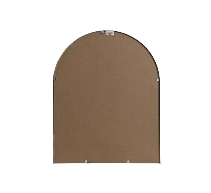 Metal Frame Arch Mirror 24X30 Inch In Silver