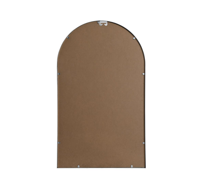 Metal Frame Arch Mirror 24X40 Inch In Silver