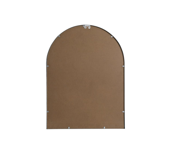 Metal Frame Arch Mirror 27X36 Inch In Silver