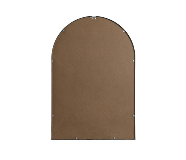 Metal Frame Arch Mirror 27X40 Inch In Silver