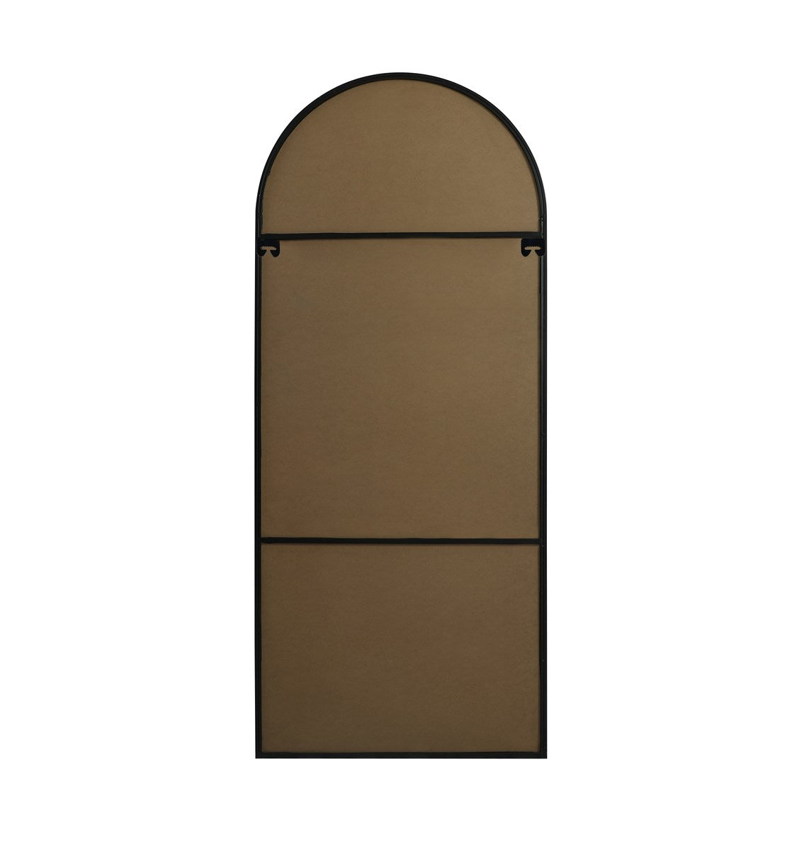 Metal Frame Arch Full Length Mirror 32X76 Inch In Black