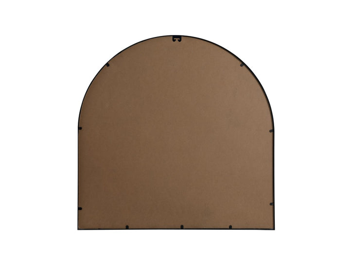 Metal Frame Arch Mirror 36X36 Inch In Black