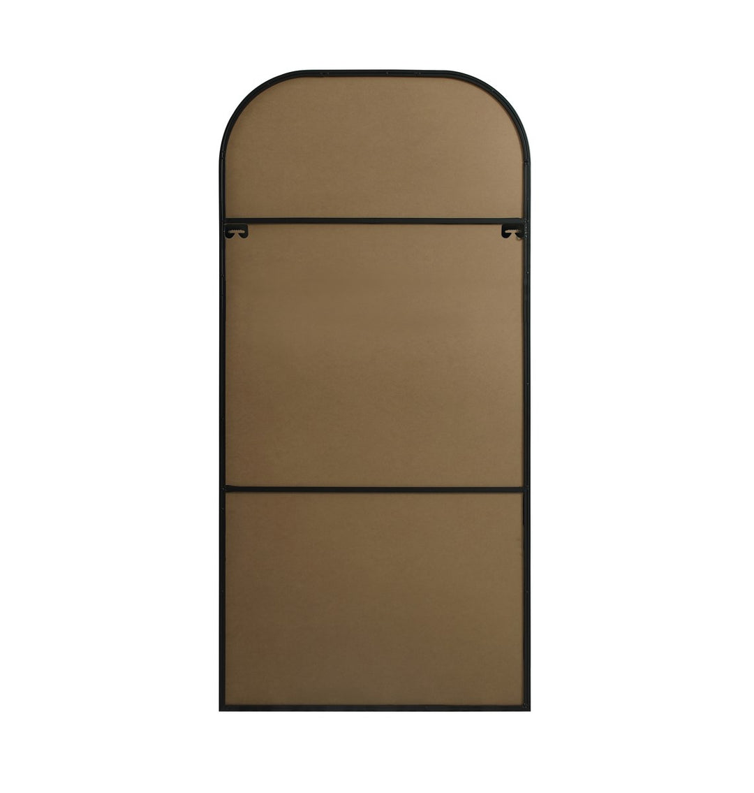 Metal Frame Arch Full Length Mirror 35X72 Inch In Black