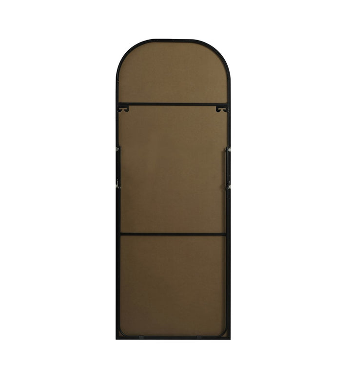 Metal Frame Arch Full Length Mirror 28X74 Inch In Black