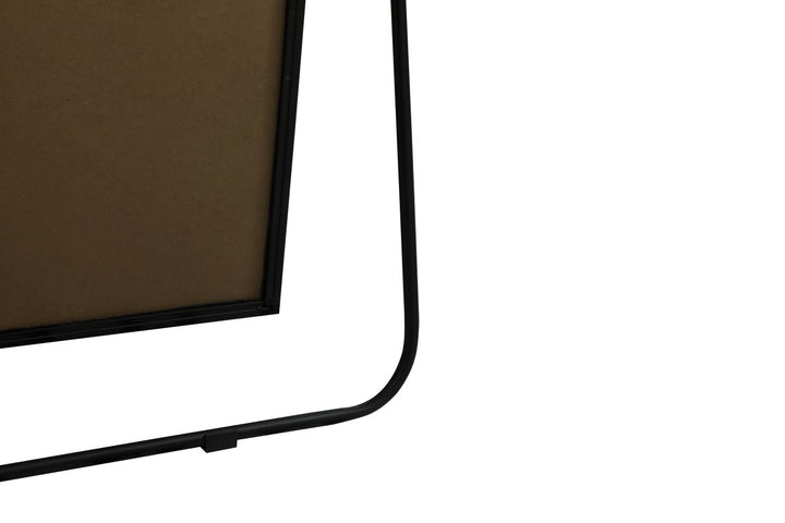 Metal Frame Arch Full Length Mirror 28X74 Inch In Black