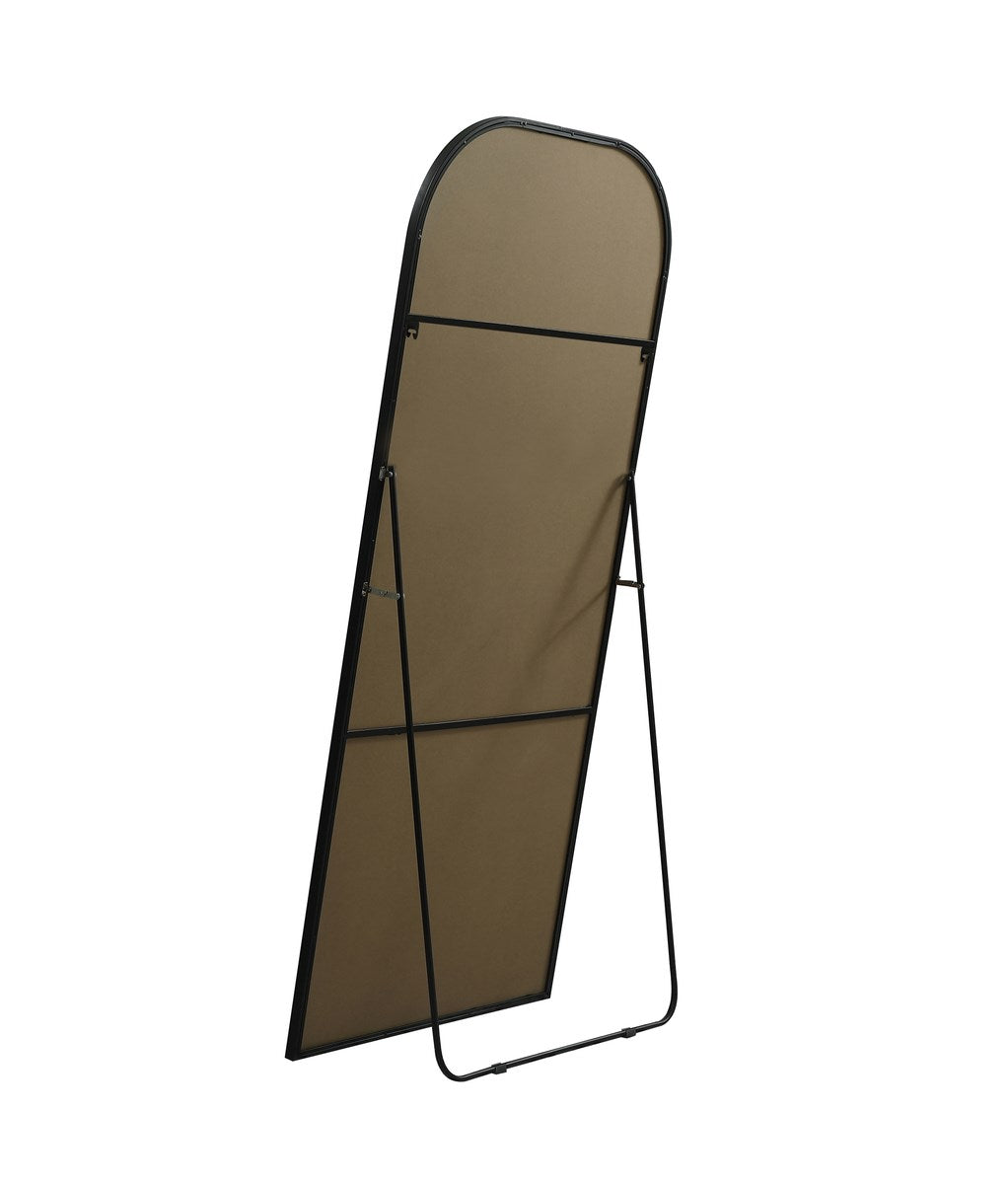 Metal Frame Arch Full Length Mirror 32X76 Inch In Black
