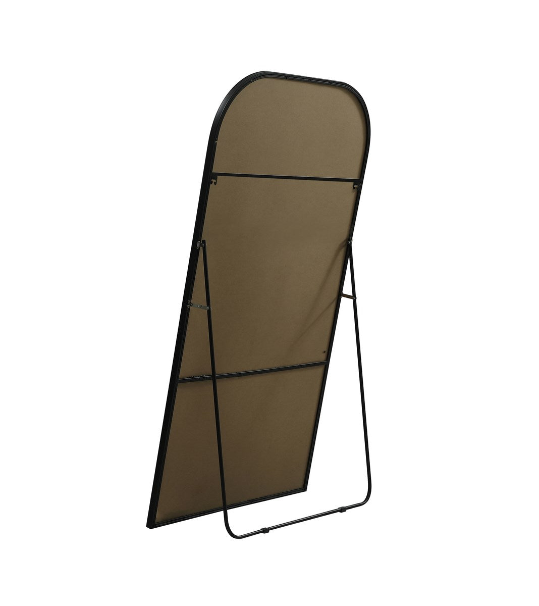 Metal Frame Arch Full Length Mirror 35X66 Inch In Black